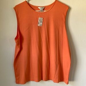 New CJ Banks orange size 2x tank top